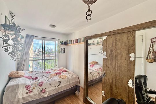 Quarto 1 de apartamento para alugar com 1 quarto, 34m² em Vila Penteado, São Paulo