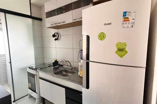 Cozinha de apartamento à venda com 2 quartos, 47m² em Quitaúna, Osasco