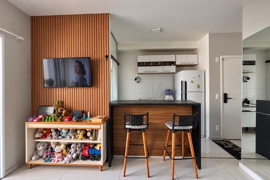 Sala de apartamento à venda com 2 quartos, 47m² em Quitaúna, Osasco