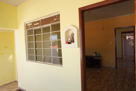 Área externa de casa para alugar com 2 quartos, 250m² em Jardim Sao Carlos, São Carlos