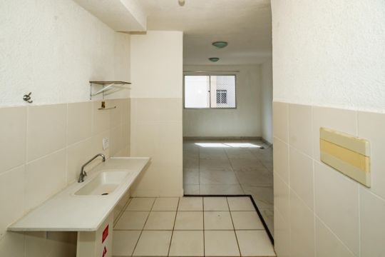 Cozinha e Área de Serviço de apartamento para alugar com 2 quartos, 48m² em Santa Amelia, Belo Horizonte