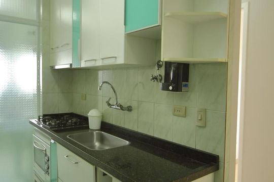 Cozinha  de apartamento à venda com 2 quartos, 65m² em Vila Cruzeiro, São Bernardo do Campo