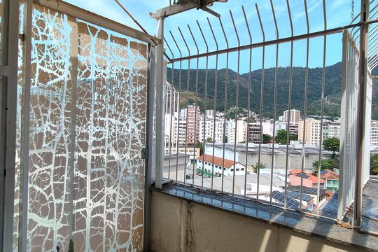 Varanda da Sala de apartamento à venda com 1 quarto, 85m² em Andaraí, Rio de Janeiro
