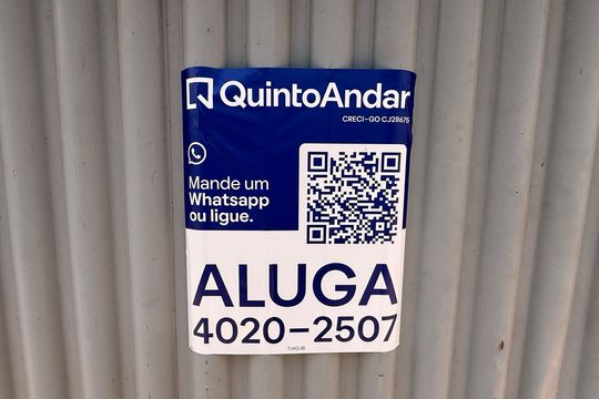 Placa de casa para alugar com 2 quartos, 55m² em Jardim Imperial, Aparecida de Goiânia