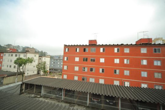 Quarto 1 - vista  de apartamento para alugar com 2 quartos, 56m² em Jardim Iraja, São Bernardo do Campo
