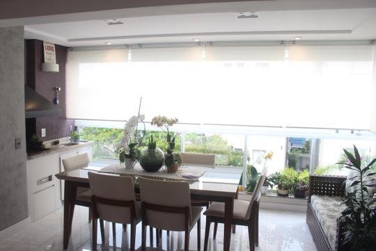 Varanda de apartamento à venda com 3 quartos, 156m² em Santa Paula, São Caetano do Sul