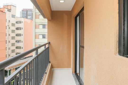 Sacada de apartamento para alugar com 1 quarto, 29m² em Perdizes, São Paulo