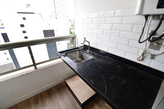 Área de Serviço de apartamento à venda com 1 quarto, 70m² em Cambuí, Campinas