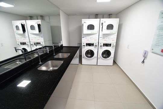 Área comum de apartamento à venda com 1 quarto, 70m² em Cambuí, Campinas