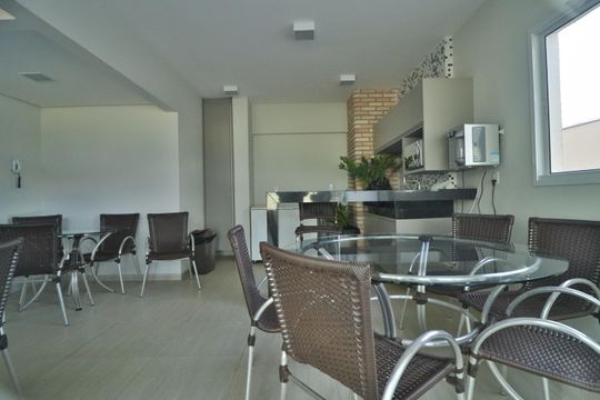 Área comum - Salão de festas de apartamento para alugar com 2 quartos, 72m² em Tubalina, Uberlândia