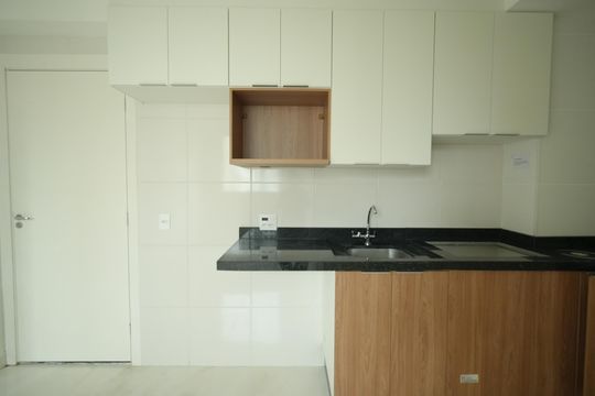 Cozinha de apartamento para alugar com 2 quartos, 37m² em Jardim, Santo André
