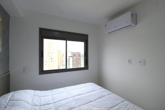Quarto Suíte de apartamento para alugar com 1 quarto, 25m² em Vila Nova Conceição, São Paulo