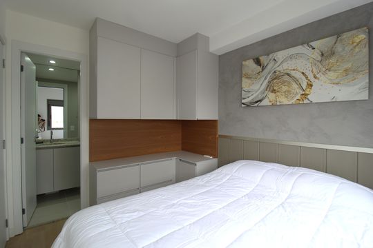 Quarto Suíte de apartamento para alugar com 1 quarto, 25m² em Vila Nova Conceição, São Paulo
