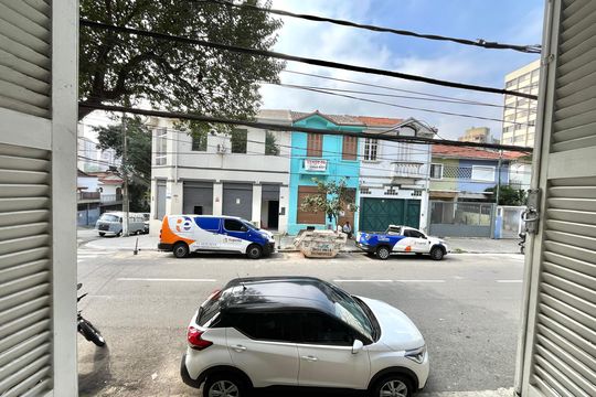 Vista da Sala de apartamento para alugar com 2 quartos, 80m² em Vila Clementino, São Paulo