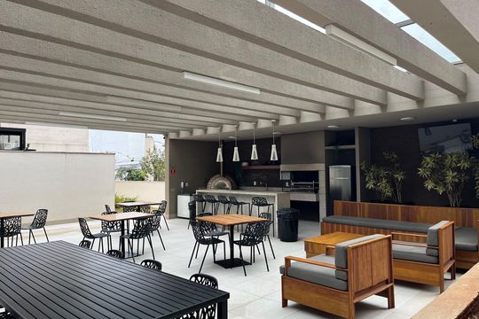 Área comum - Churrasqueira de apartamento para alugar com 2 quartos, 93m² em Água Branca, São Paulo