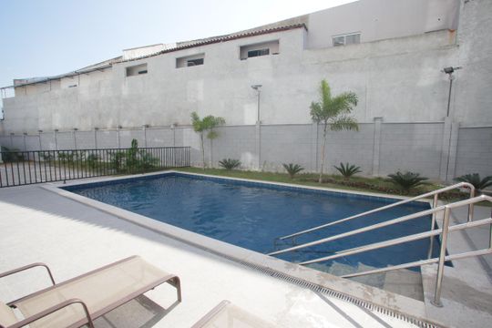 Área comum - Piscina de kitnet/studio à venda com 1 quarto, 37m² em Taquara, Rio de Janeiro