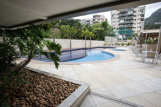Área comum - Piscina de apartamento à venda com 4 quartos, 162m² em Freguesia (jacarepaguá), Rio de Janeiro