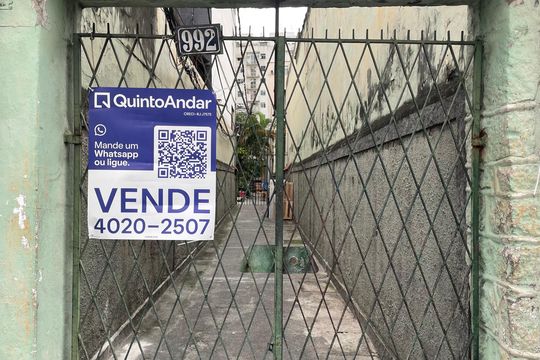 Plaquinha de casa à venda com 3 quartos, 55m² em Tijuca, Rio de Janeiro