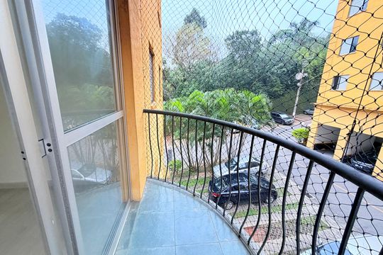 Varanda de apartamento à venda com 3 quartos, 64m² em Vila das Belezas, São Paulo