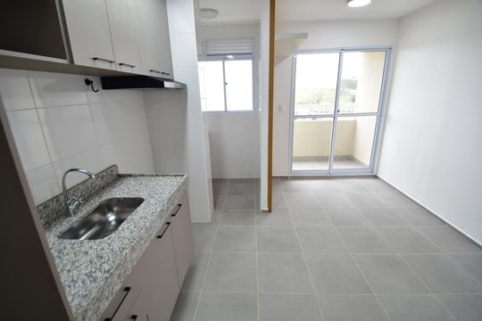 Cozinha de apartamento para alugar com 2 quartos, 44m² em Notre Dame, Campinas