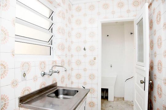 Cozinha + Área de Serviço de kitnet/studio à venda com 1 quarto, 32m² em Centro Histórico, Porto Alegre