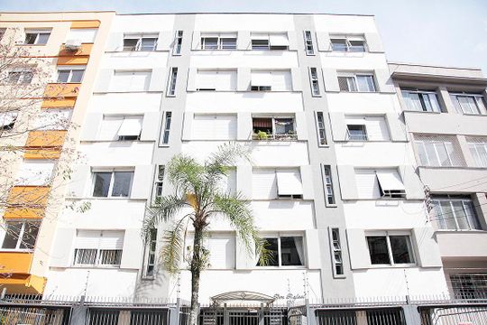 Fachada de kitnet/studio à venda com 1 quarto, 32m² em Centro Histórico, Porto Alegre
