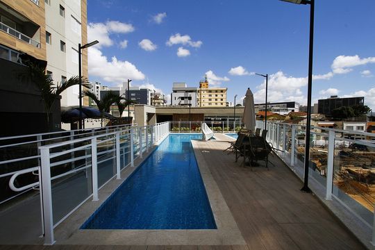 Área comum - Piscina de apartamento para alugar com 2 quartos, 59m² em Nova Suíça, Belo Horizonte