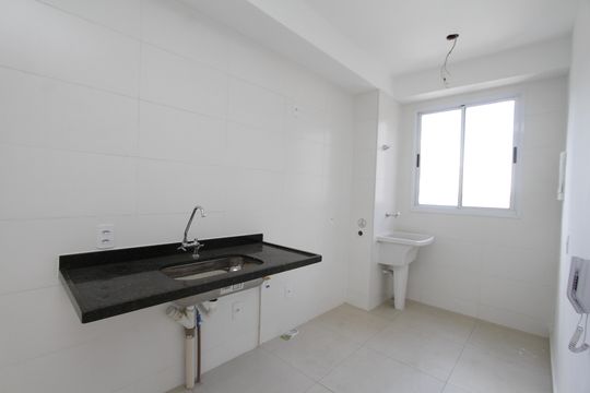 Cozinha de apartamento para alugar com 2 quartos, 59m² em Nova Suíça, Belo Horizonte