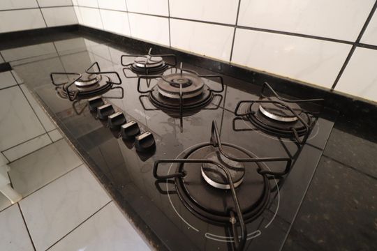 Cozinha de casa para alugar com 3 quartos, 70m² em Residencial Integração, Uberlândia