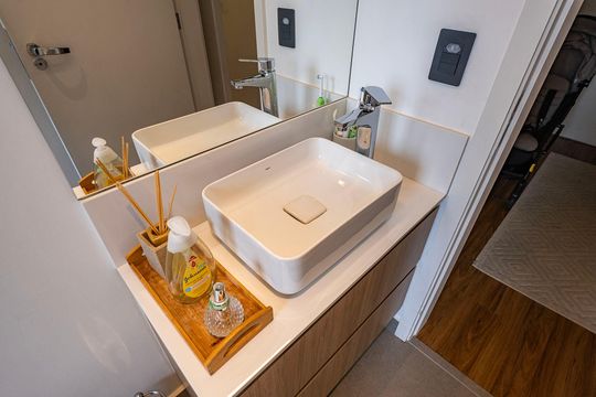Banheiro de apartamento à venda com 2 quartos, 120m² em Sumarezinho, São Paulo