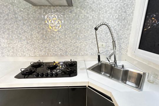 Cozinha de apartamento à venda com 3 quartos, 158m² em Jardim Bela Vista, Santo André