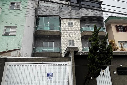 Fachada de apartamento à venda com 3 quartos, 158m² em Jardim Bela Vista, Santo André