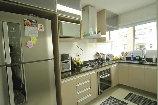Cozinha  de apartamento à venda com 2 quartos, 67m² em Paulicéia, São Bernardo do Campo