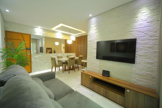 Sala de apartamento à venda com 2 quartos, 67m² em Paulicéia, São Bernardo do Campo
