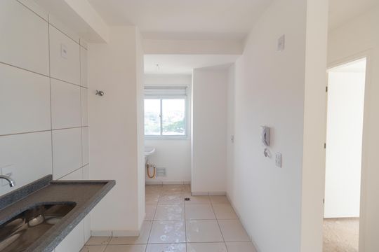 Cozinha de apartamento à venda com 2 quartos, 50m² em Jardim Samambaia, Campinas