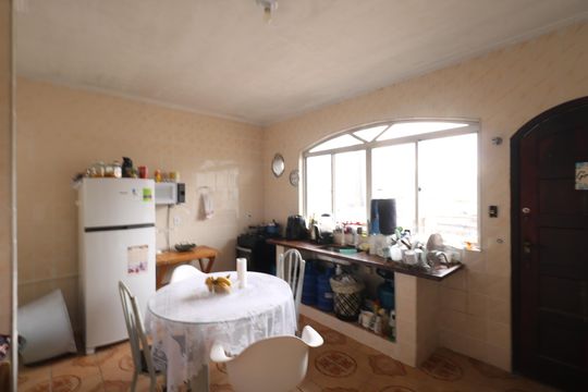 Cozinha de casa para alugar com 1 quarto, 80m² em Santa Paula, São Caetano do Sul
