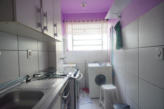 Cozinha de apartamento para alugar com 2 quartos, 46m² em Canudos, Novo Hamburgo