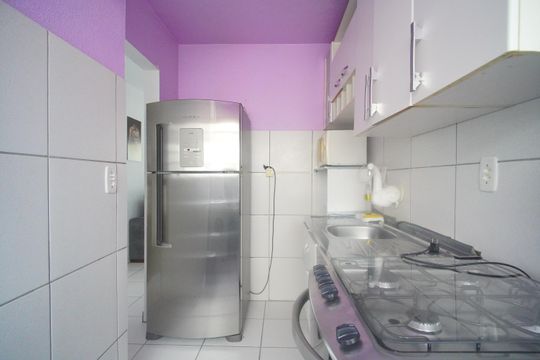 Cozinha de apartamento para alugar com 2 quartos, 46m² em Canudos, Novo Hamburgo