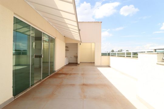 Terraço - Cobertura de apartamento para alugar com 3 quartos, 130m² em Santa Mônica, Uberlândia