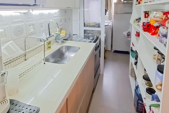 Cozinha de apartamento à venda com 2 quartos, 62m² em Ipiranga, São Paulo