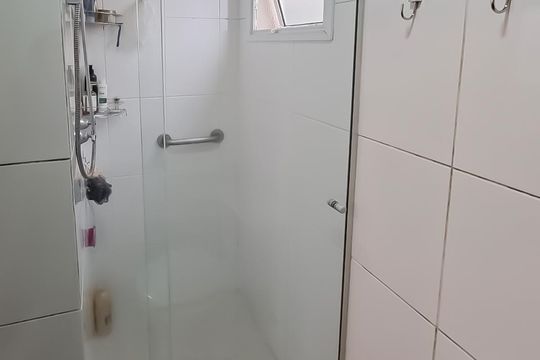 Banheiro da Suíte de apartamento à venda com 2 quartos, 62m² em Ipiranga, São Paulo