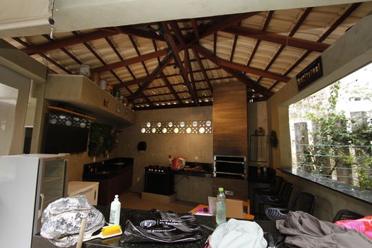 Área comum - Churrasqueira de apartamento à venda com 3 quartos, 98m² em Luxemburgo, Belo Horizonte