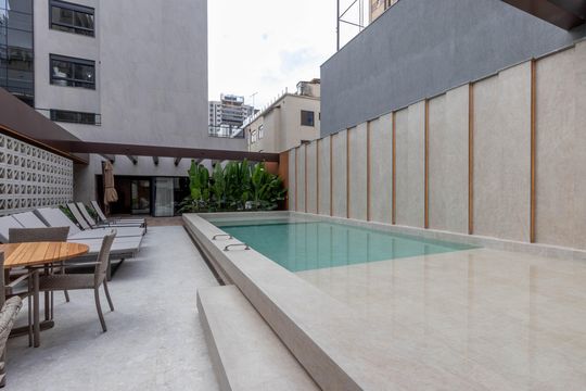 Área comum - Piscina de apartamento à venda com 3 quartos, 92m² em Sion, Belo Horizonte