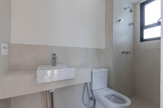 Banheiro da Suíte de apartamento à venda com 3 quartos, 92m² em Sion, Belo Horizonte