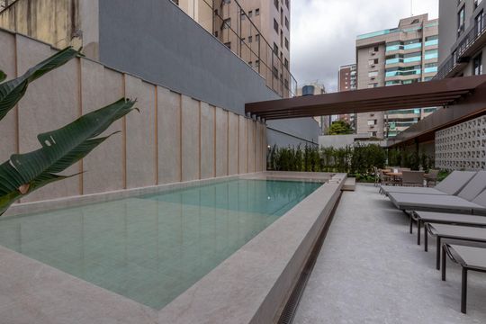 Área comum - Piscina de apartamento à venda com 3 quartos, 92m² em Sion, Belo Horizonte