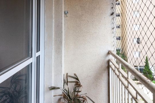 Varanda da sala de apartamento para alugar com 2 quartos, 47m² em Ponte Grande, Guarulhos
