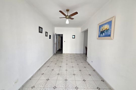 Sala de apartamento para alugar com 1 quarto, 62m² em Aviação, Praia Grande