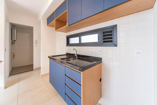 Cozinha  de apartamento para alugar com 2 quartos, 48m² em Campestre, Santo André