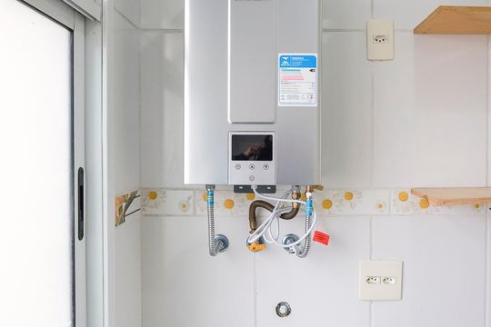 Área de serviço de apartamento à venda com 2 quartos, 55m² em Vila Caminho do Mar, São Bernardo do Campo