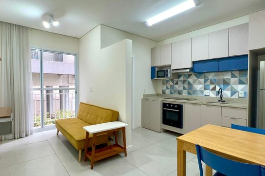 Apartamento para alugar com 1 quarto, 45m² em Pinheiros, São Paulo